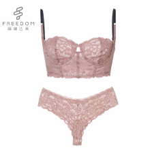 FDBL7103114 Hot sexi photo image new design long line underwire balconette soft cup fancy lace bra and panty sets